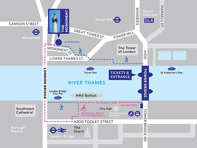 Ingresso del Tower Bridge Ubicazione e ingresso a orario prestabilito